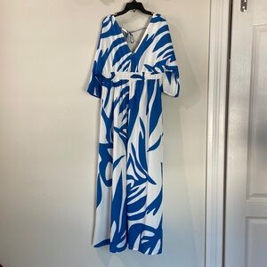 White and Blue dress